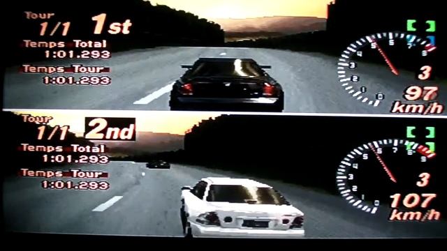 Gran Turismo 2 :Honda Prelude Vs Toyota Altezza