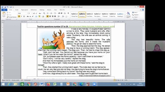 BAHASA INGGRIS - Pembahasan Soal Persiapan US (No 20-36)