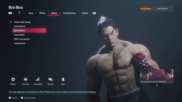 Tekken 8 Menu Goofy Ahh