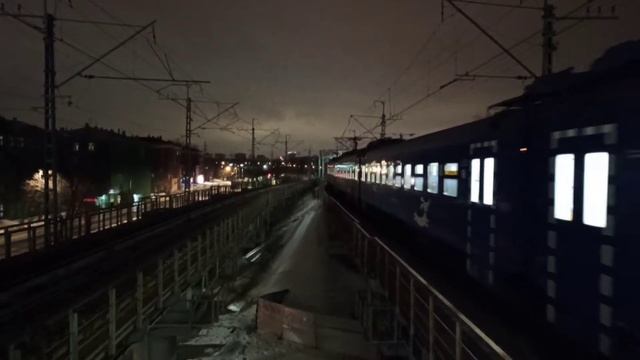 РЖД ЦППК Экспресс РЭКС Дмитров-Москва отправление с платформы Окружная