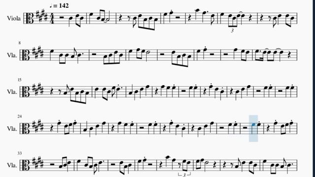 Viola Sheet Music: How To Play Pony By Ginuwine
