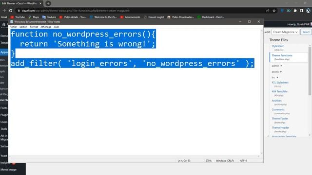 How To Hide 'The Username Is Not Registered On This Site...' In WordPress Login