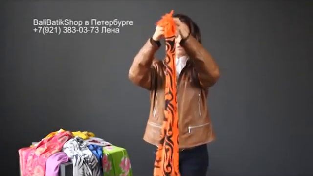 как завязать платок. осень. Autumn_03.avi