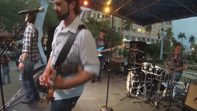 The Evil Monkeys Performing Long Train Running @ Clematis By Night