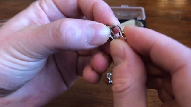 Серебряные серьги с янтарем из СССР