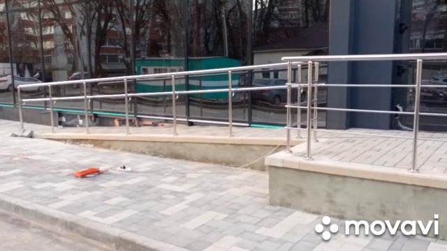 Примеры работ перил из нержавейки