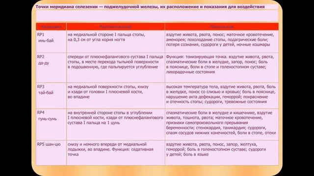 Меридиан селезёнки