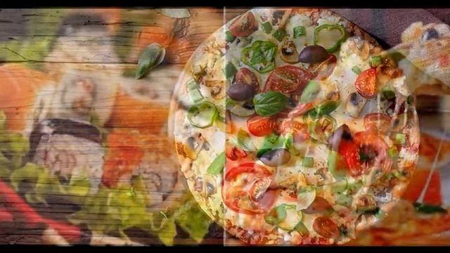 Суши ролы пицца