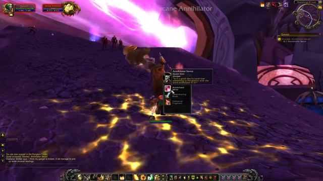 WoW Quest #3810 Wanted: Annihilator Servo!