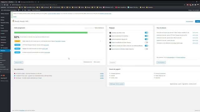 Installation Wordpress Sous OVH: Passer En HTTPS 9/10
