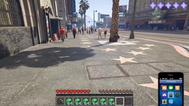 Minecraft But It's GTA 5...