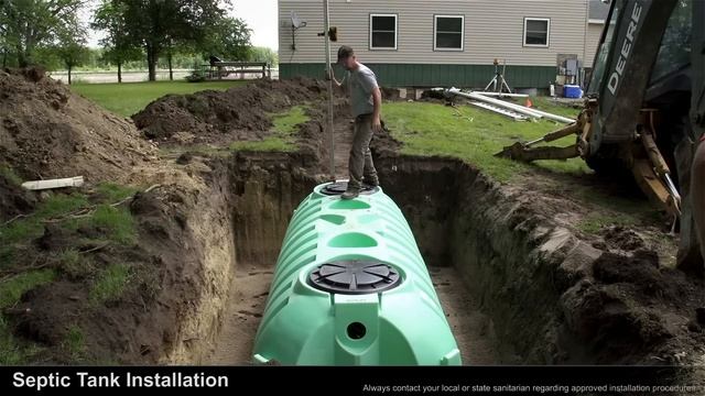 Norwesco Septic Tank Installation
