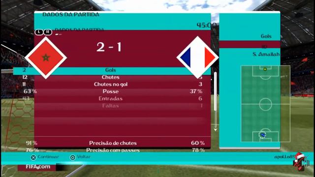 PS VITA | MARROCOS X FRANÇA | ASSISTA AGORA |  AO VIVO FIFA 22