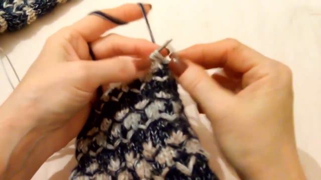 #НОСКИспицами #УЗОРдляНОСКОВ #ЛенивыйЖАККАРД