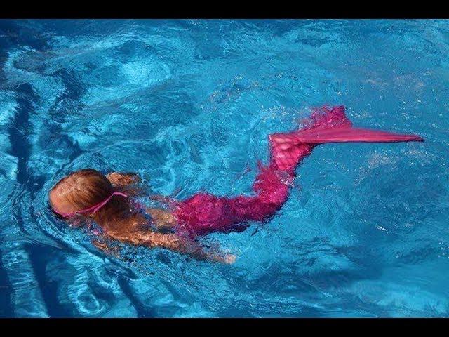 Как стать фиолетовой русалкой /Хвост русалки 3D