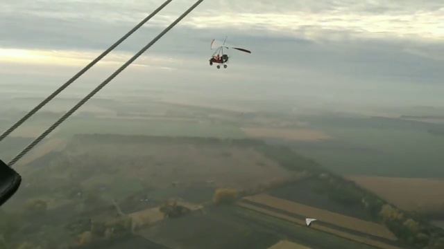 Бомбометание с дельталета .