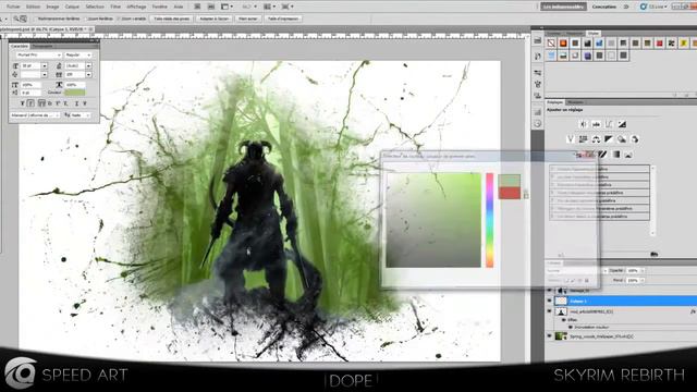 Existence Dope: Speedart- Skyrim Rebirth