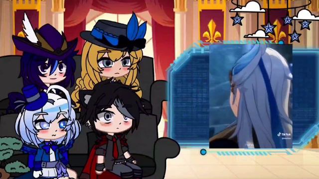 Genshin Impact  GENSHIN IMPACT REACTS TO NEUVILLETTE  Gacha Reaction Video  Late Birthday!