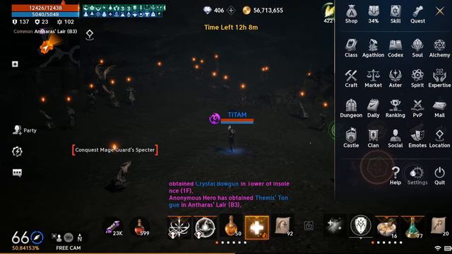 🔴LINEAGE 2M - JOGANDO DE ORB LVL 66, A CLASSE SEM DANO!