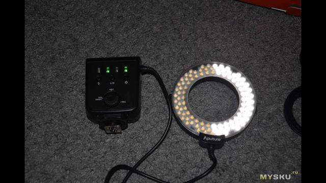 Вспышка Aputure HN100 CRI 95+ Amaran Halo LED для фотоаппаратов модели Nikon D7100 D7000... | #Обзо