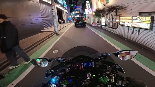 Tokyo Night Ride By Ninja H2  Episode 64⧸東京⧸Japan⧸Kawasaki Ninja H2【4K】