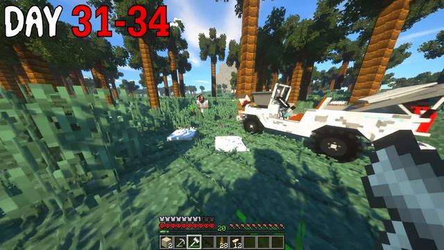 I Survived 100 Days In A Minecraft Zombie Apocalypse Survival Island ... 100 Days In Minecraft