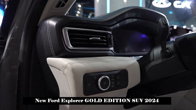 Introduced with a Presale Price of 399,800 Yuan, New Ford Explorer RED GOLD EDITION SUV 2024
