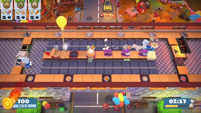 Overcooked! 2 | Carnival Of Chaos Kevin 2 | Solo 4-stars 1920