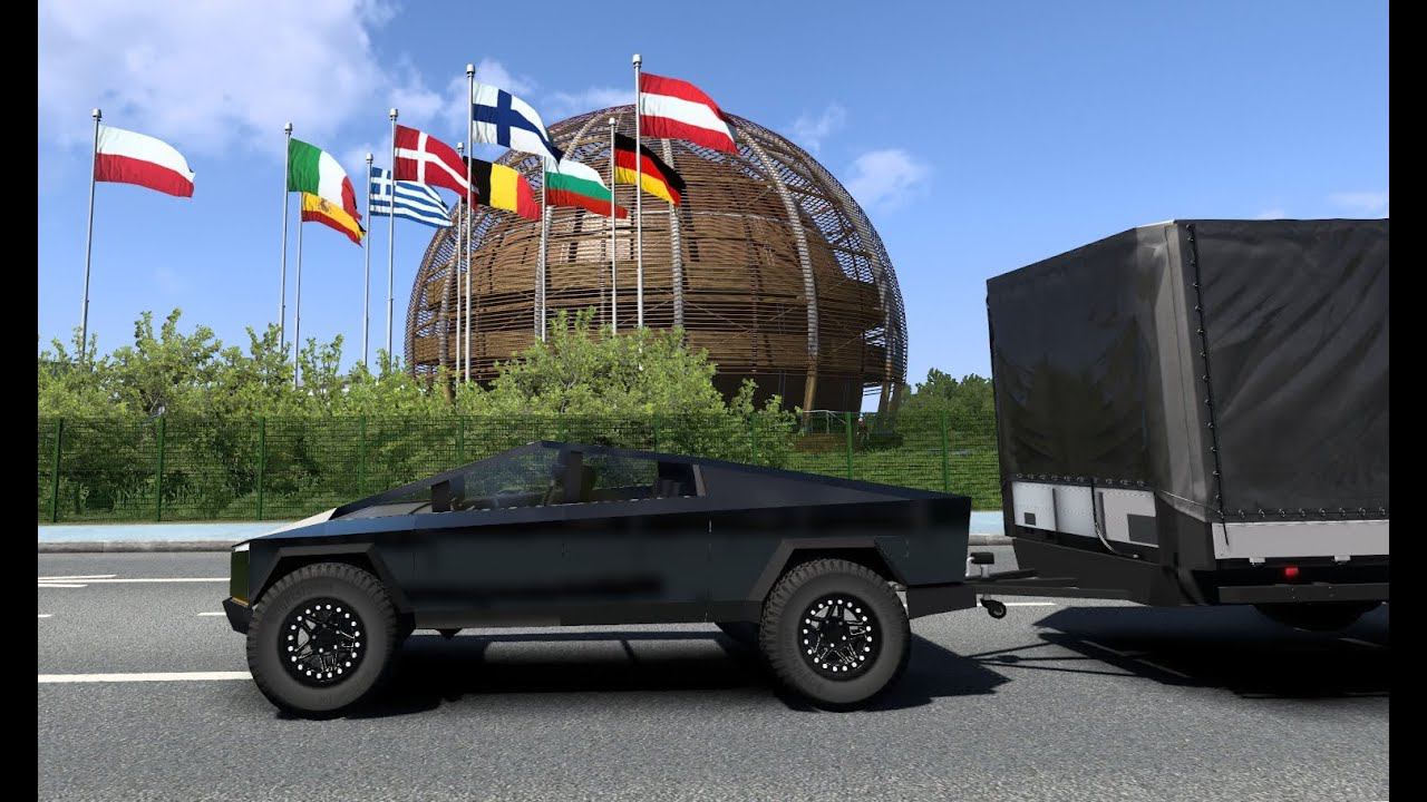 [ETS 2] Tesla CyberTruck_Cargo Delivery