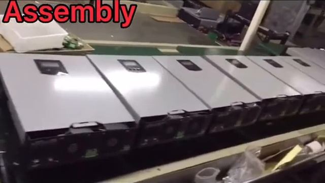 Ouyad HY  Off Grid Solar Hybrid Inverter 3.2kw, 3.5kw,5kw,5.5kw  Assembly Testing