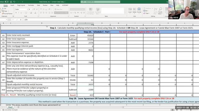 Reviewing A 1040 Schedule E As A Lender Would With Caeli Ridge