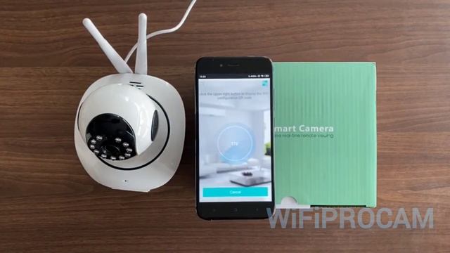 Поворотная IP-камера  WiFi в помещение