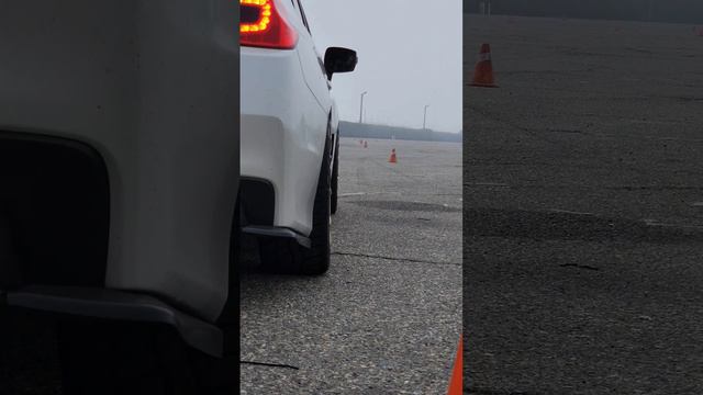 VA Subaru WRX Full Send Into The Slalom #AWDlaunch #Drivingschool #Autocross
