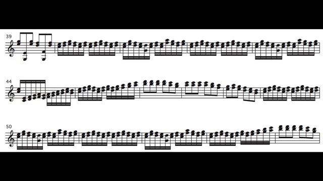 Paganini - Four Studies For Solo Violin: No. 1 In C Major, Sostenuto (Sheet Music)