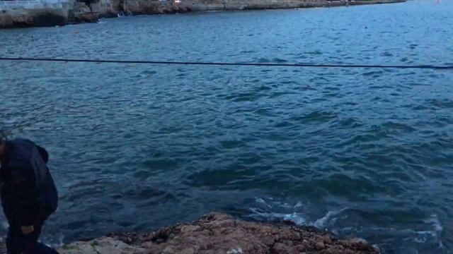 Сумасшедший клев в шторм на море в Балаклаве