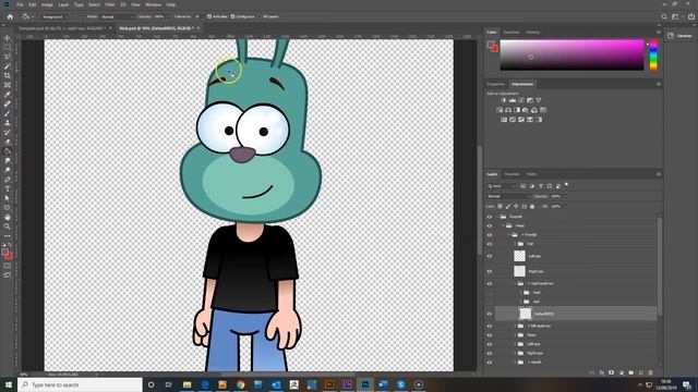 Adobe Character Animator Tutorial: How To Create Your Own Puppet Using Our Template Character
