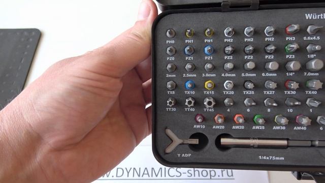 WURTH 0614250300 Набор бит I SAFE, 105 предметов