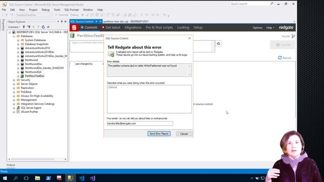 Kendra Breaks And Fixes SQL Source Control