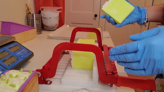 Unmolding & Cutting White Tea & Ginger CP Soap Part 1