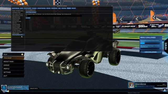 Bakkesmood Kolay Yoldan Atolye Haritası Yüklemek