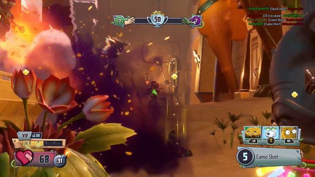 CAMO CACTUS STRUGGLE! - Plants vs Zombies Garden Warfare 2