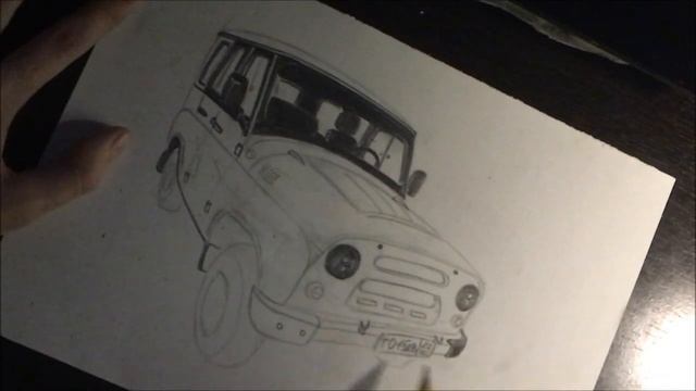 Нарисованные Тачки_ Антигелик УАЗ Хантер.