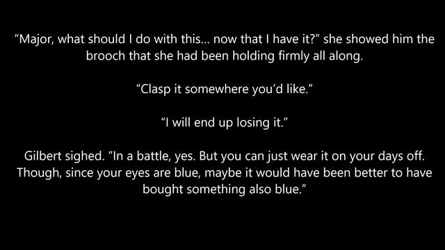 Gilbert's Guilt (Violet Evergarden Brooch Scene In The Light Novel Chapter 6 To Fractured Heart OST