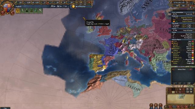 EU4 Лига Чухчунга за Англию #1 Как не надо играть за Англию...