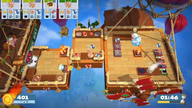 Overcooked!2[2p] Story 2-2 1150pts (Stirvit X Yesss.)