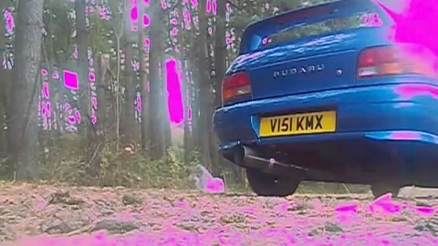 Classic Subaru Impreza 2000 Turbo With Vortex Afterburner Exhaust