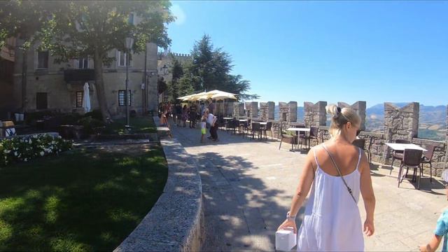 Италия Сан Марино Август 2021 4К  Видео 📹