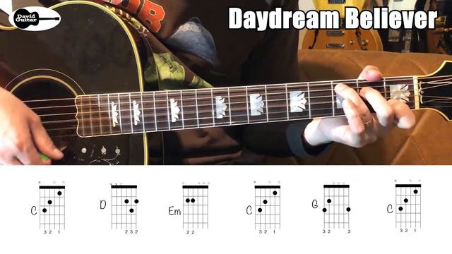 Daydream Believer Guitar Tutorial The Monkees Ver2.0