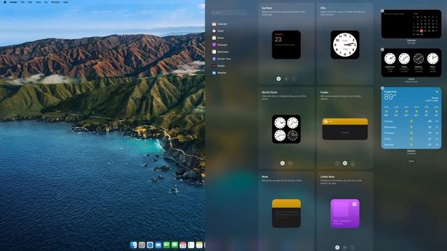 How To Use And Customize Widgets On MacOS 11 Big Sur