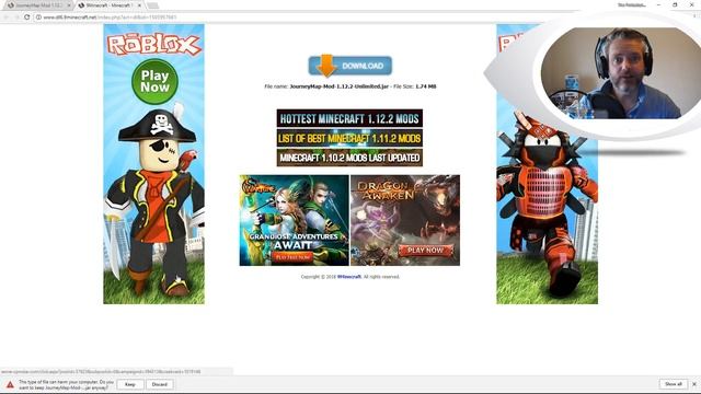 How To Download & Install JOURNEY MAP MOD For Minecraft 1.12.2+